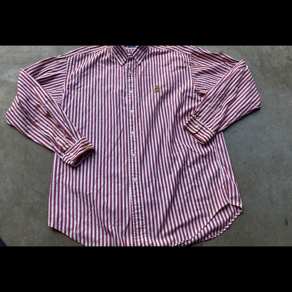 Polo by Ralph Lauren pin stripe red and white - Picture 3 of 5
